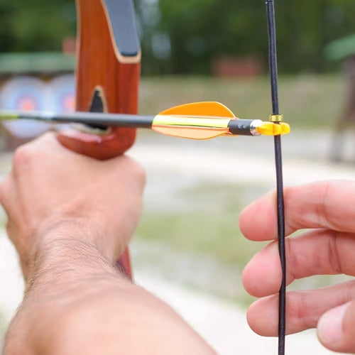 String Nock Brass حلقات تثبيت