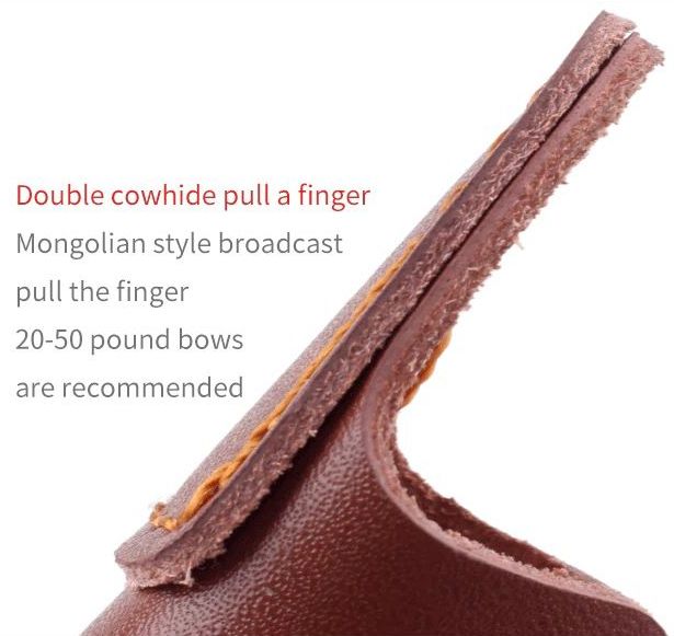 Leather Tab / Thumb Ring / Finger Guard واقي
