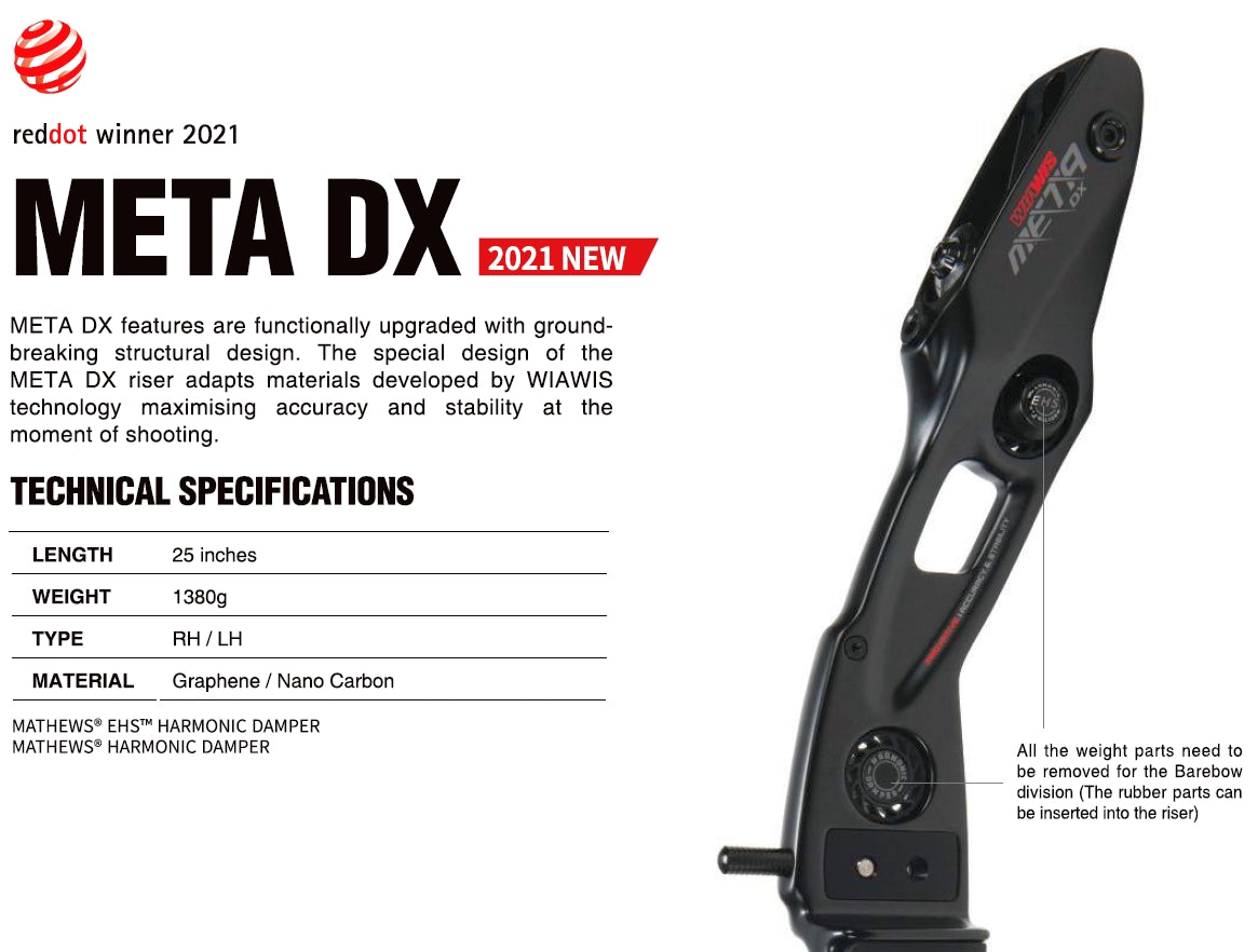 WIAWIS ILF Meta DX Riser مقبض قوس