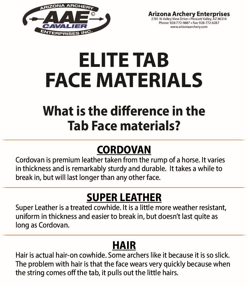 AAE Elite CORDOVAN Tab واقي اصابع
