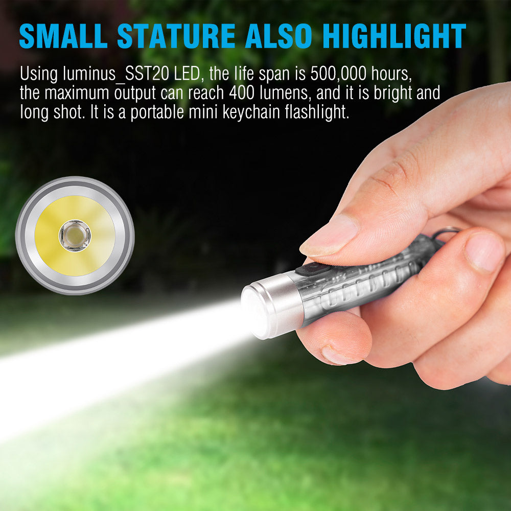 BORUiT Mini LED S11 Flashlight كشاف
