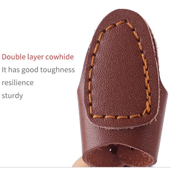 Leather Tab / Thumb Ring / Finger Guard واقي
