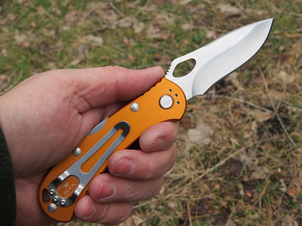 Buck 722 Spitfire Knife Orange