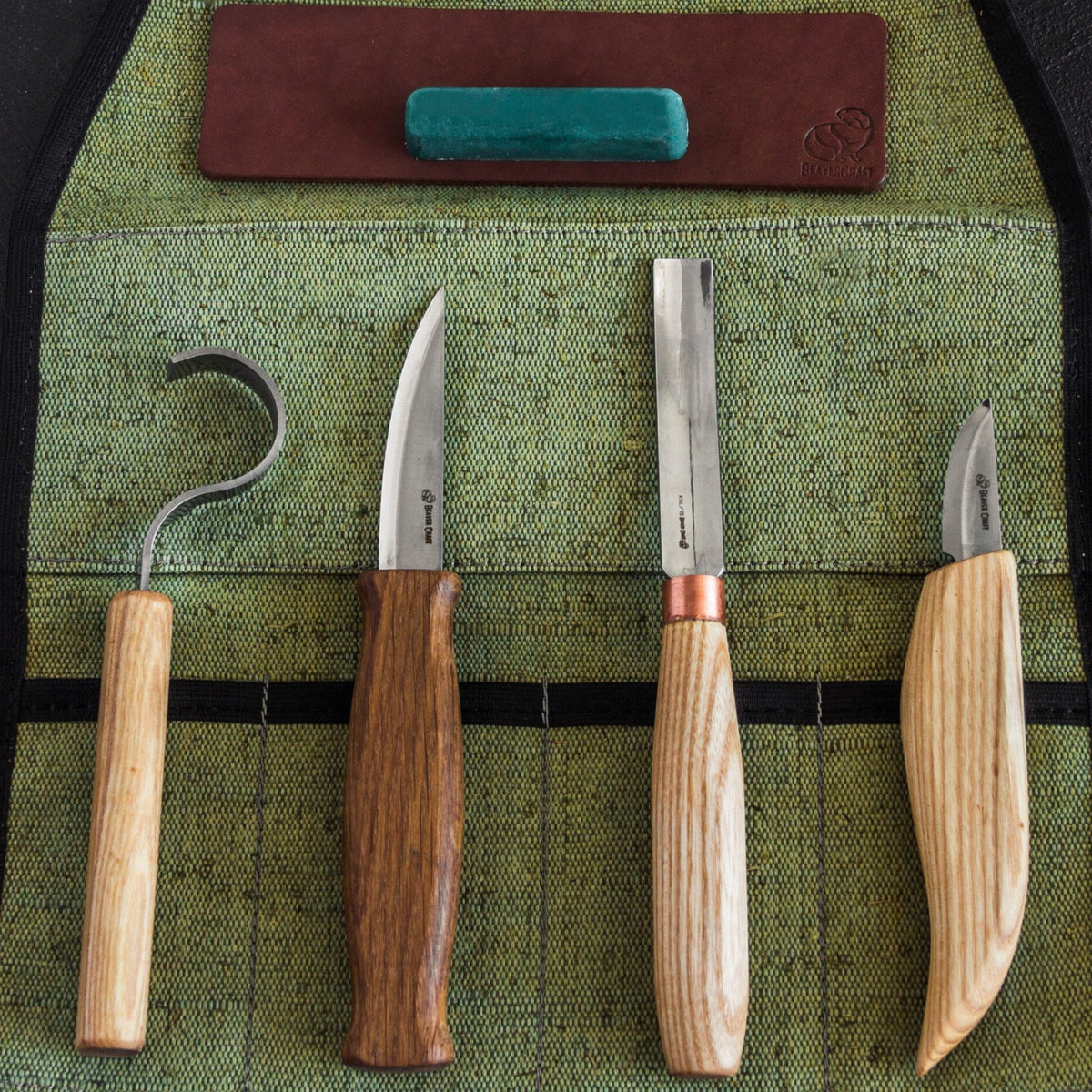 Beaver Craft S43 Spoon and Kuksa Carving Professional Set طقم نحت