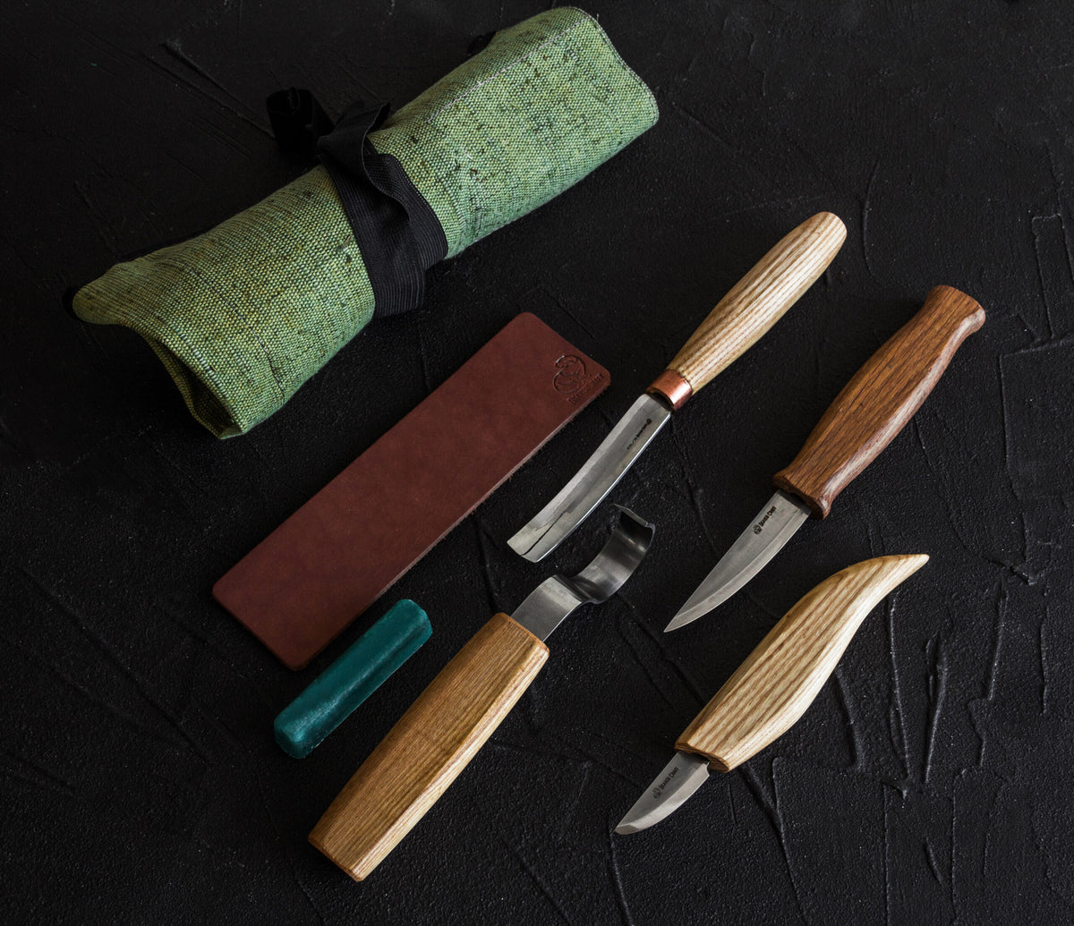 Beaver Craft S43 Spoon and Kuksa Carving Professional Set طقم نحت