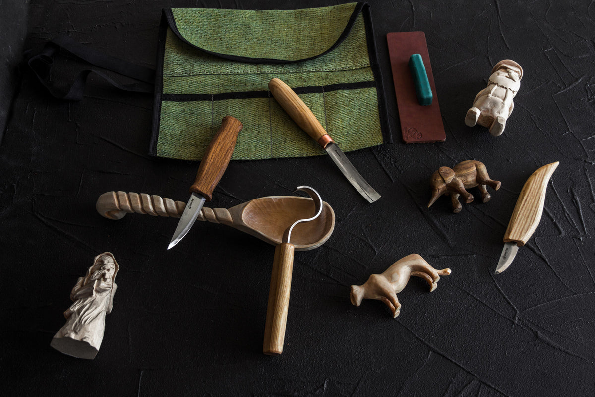 Beaver Craft S43 Spoon and Kuksa Carving Professional Set طقم نحت