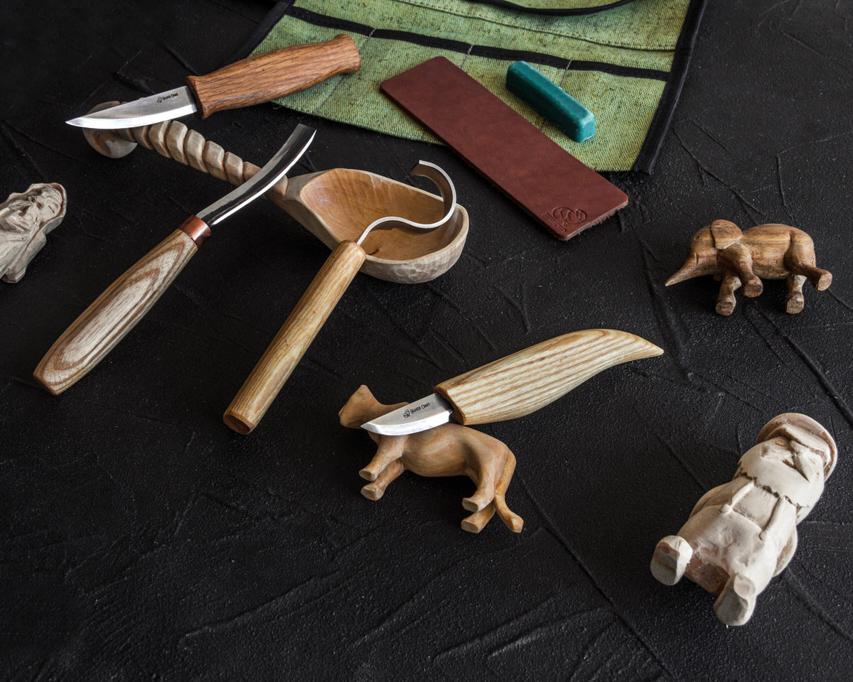 Beaver Craft S43 Spoon and Kuksa Carving Professional Set طقم نحت