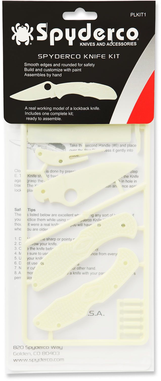 Spyderco Delica 4 plastic knife kit