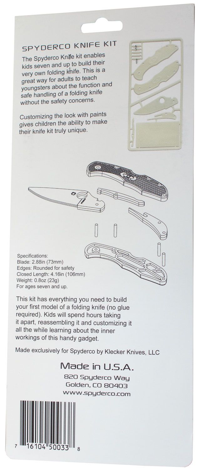 Spyderco Delica 4 plastic knife kit