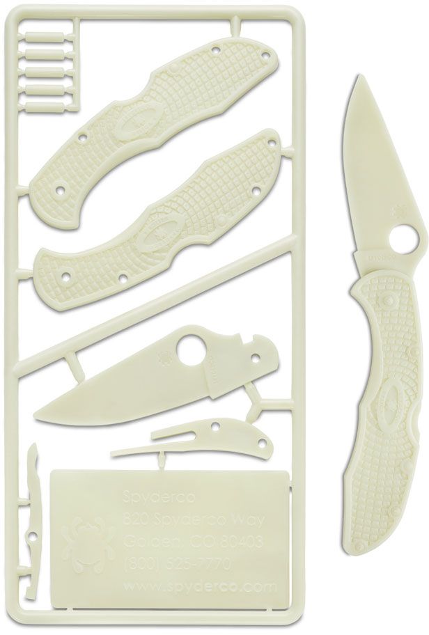 Spyderco Delica 4 plastic knife kit