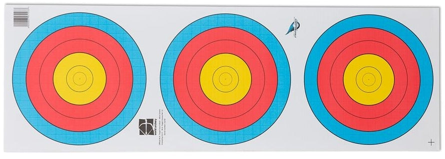 Target Face 3Spots Vertical هدف ورقي ثلاثي رأسي