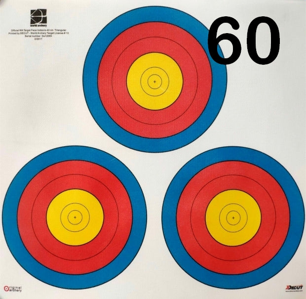 Target Face 60cm 3Spots Polyester هدف