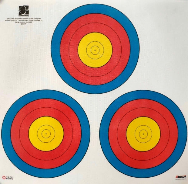 Target Face 40cm 3Spots Polyester هدف