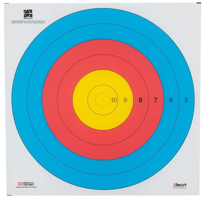 Target Face 50cm 6Rings Polyester هدف
