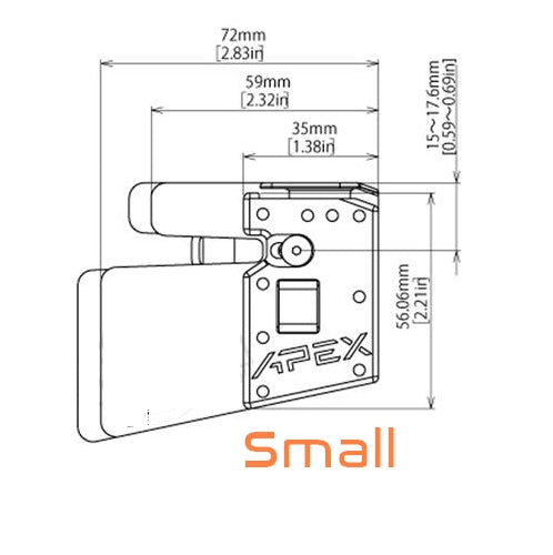 Shibuya APEX FingerTab واقي اصابع