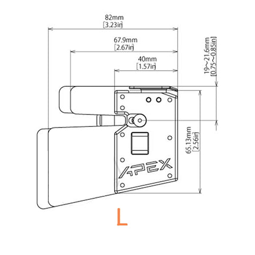 Shibuya APEX FingerTab واقي اصابع