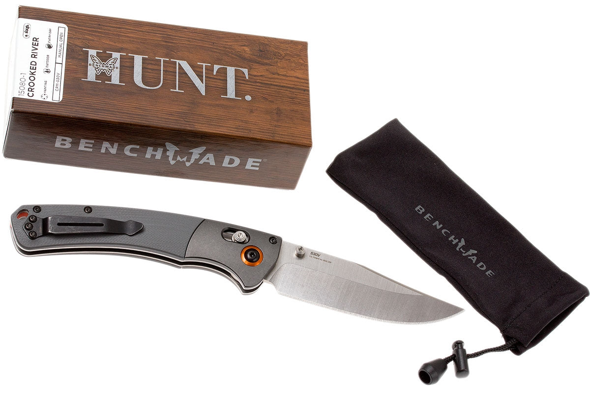 BENCHMADE 15080-1 Crooked River knife