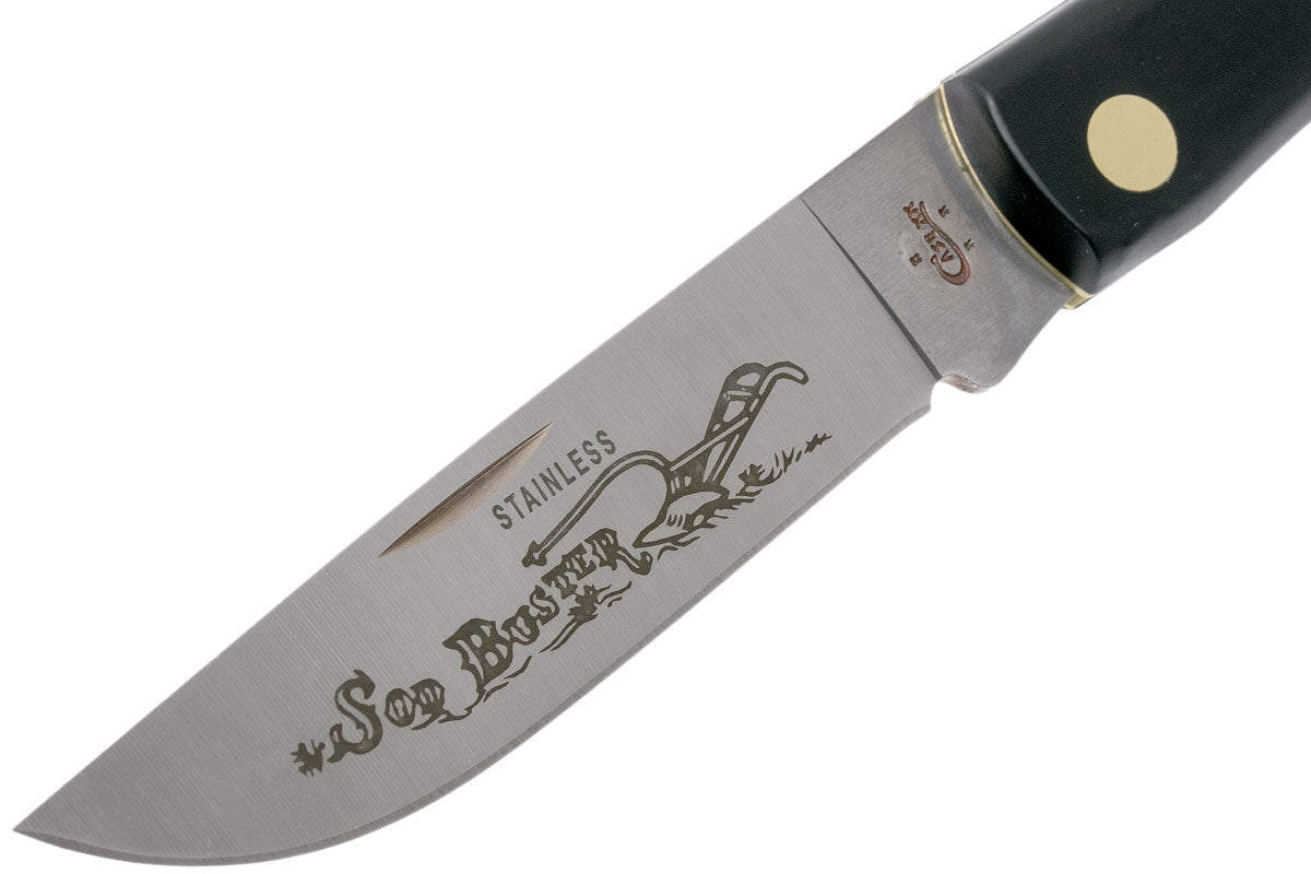 CASE 00092 Jet-Black Synthetic Sod Buster