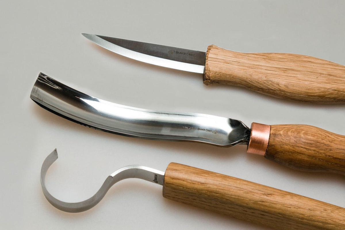 Beaver Craft S14 Wood Carving Set
