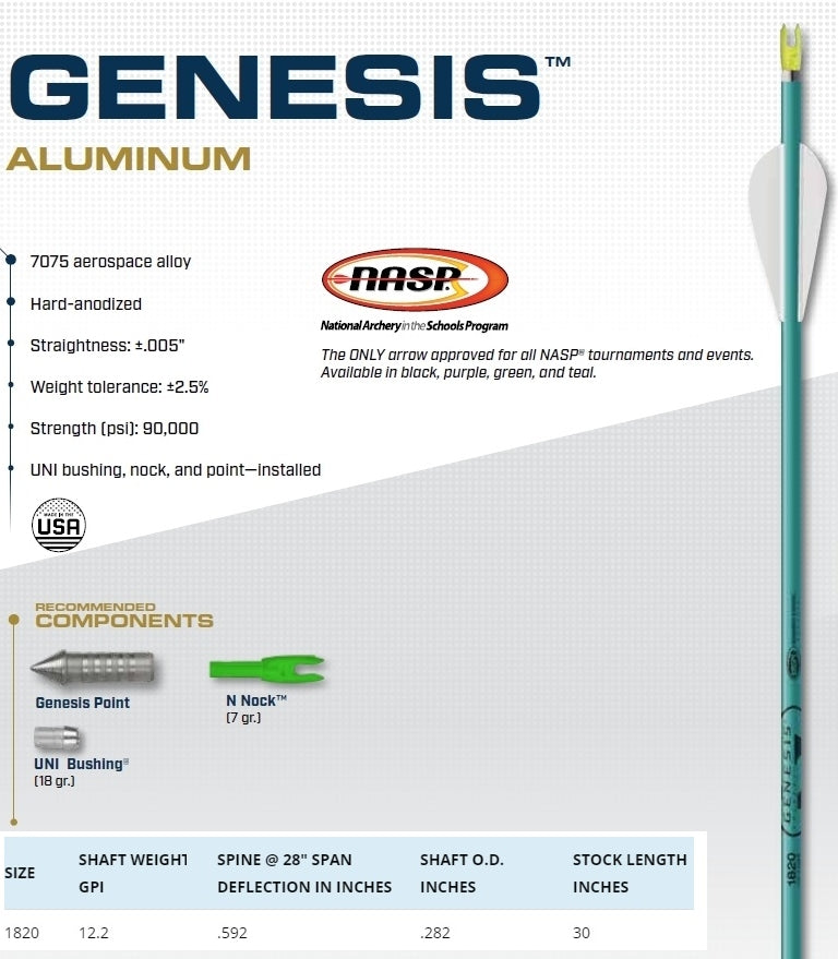 Easton Arrows Genesis أسهم