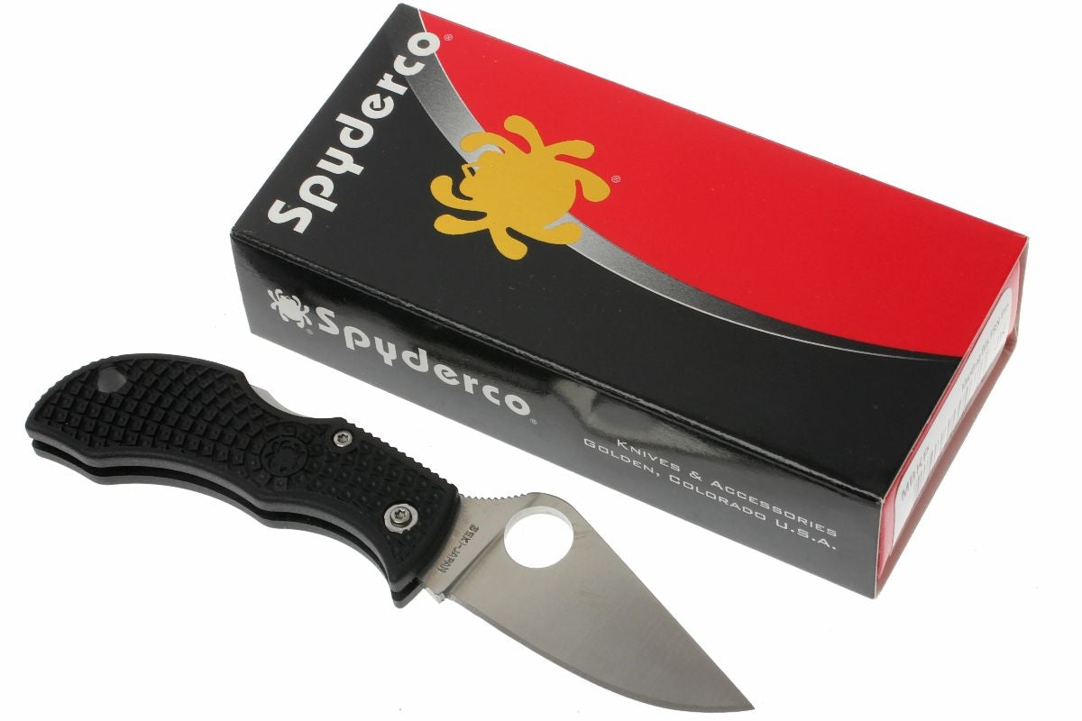 Spyderco ManBug Black knife
