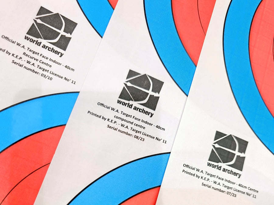 Target Face 3Spots Vertical  هدف ورقي ثلاثي رأسي