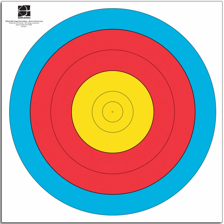 Target Face 60cm 5 Rings هدف ورقي