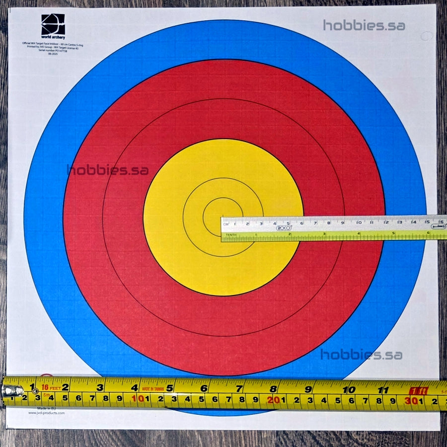 Target Face 60cm 5 Rings هدف ورقي