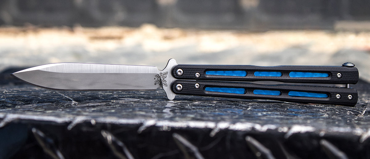 BENCHMADE 51 Morpho Balisong Butterfly – Sports & Hobbies رياضات و هوايات