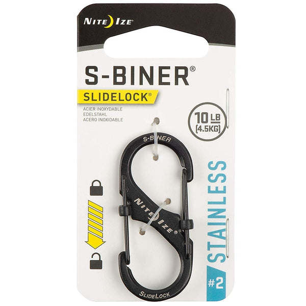 Nite Ize S-Biner SlideLock No2 Black