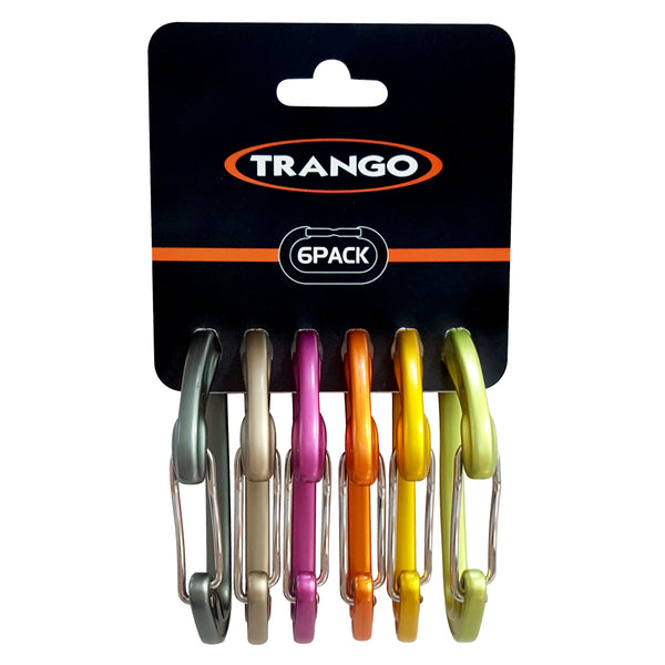 TRANGO Carabiners 6 pack